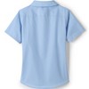 Lands' End School Uniform Kids Short Sleeve Peter Pan Collar Broadcloth Shirt - 4 of 4