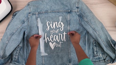 Mint and White XL Vinyl and Paper Scraper Tool