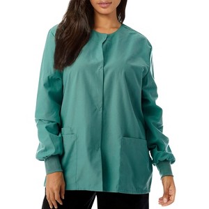 Just Love Womens Solid Jacket Uniform Coat - Nurses Scrub Labcoat - 1 of 2