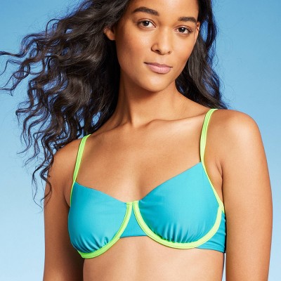 Women's Colorblock Underwire Bikini Top - Wild Fable™