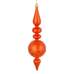 Vickerman 10" Candy Glitter Snowflake Finial Ornament - 1 of 1