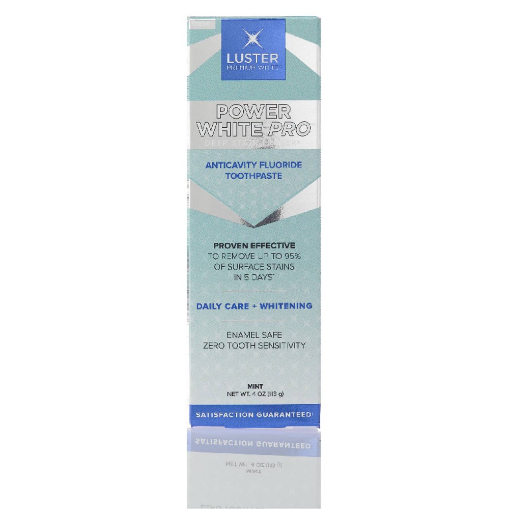UPC 814457010471 product image for Luster Power White Pro Toothpaste - 4oz | upcitemdb.com