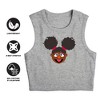 Women's Sesame Street Gabrielle Face Sleeveless Crop Top Tank - 3 of 4