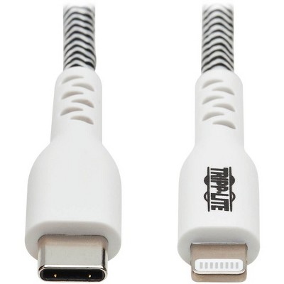 Tripp Lite Heavy-Duty USB-C to C94 Lightning Cable (M/M), 10 ft.