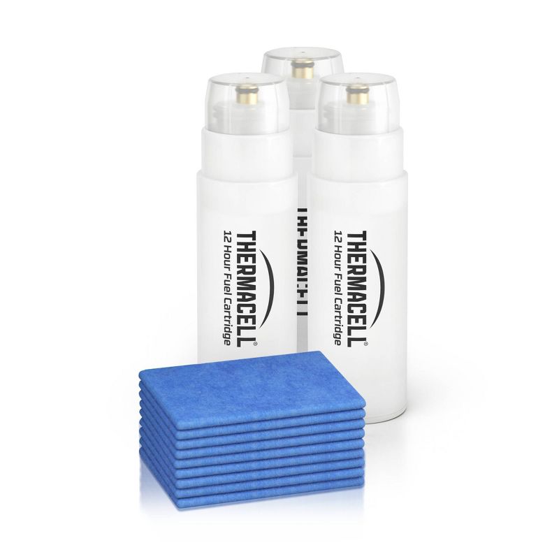 Thermacell 36hr Mosquito Repellent Refill - 3 Fuel Cartridges and 9 Repellent Mats, 3 of 8
