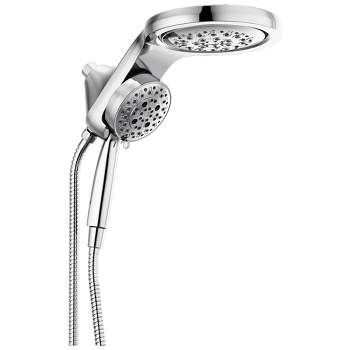 Universal Showering Components HydroRain H2Okinetic 5-Setting Two-in-One Shower Head
