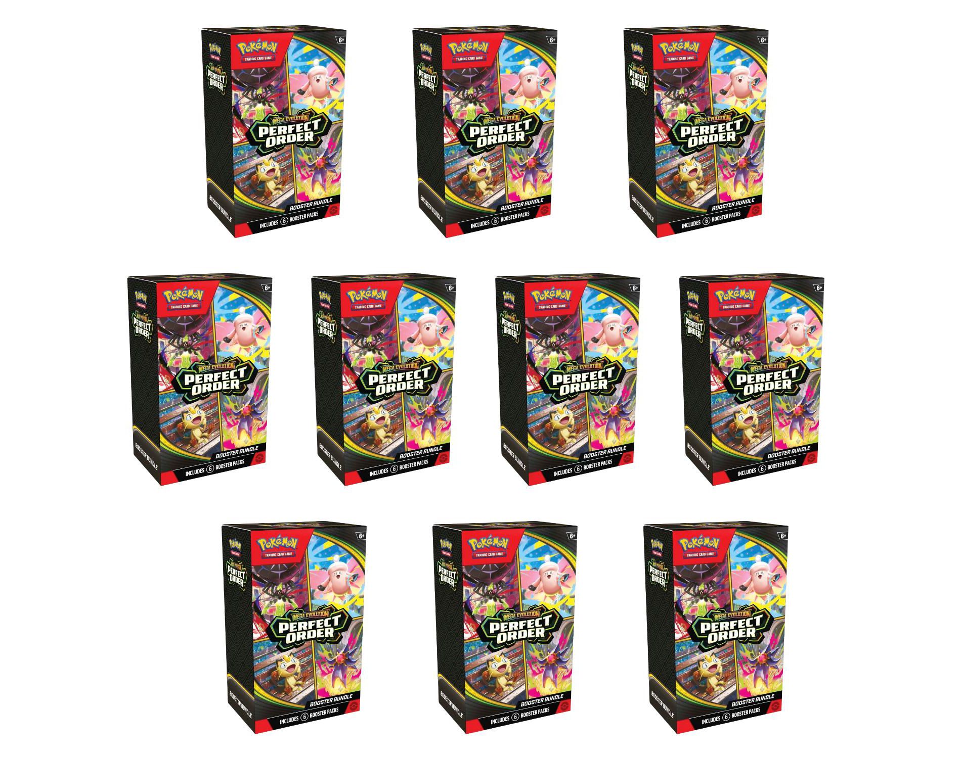 Pokemon ME3 Perfect Order Booster Bundle (10-Pack)