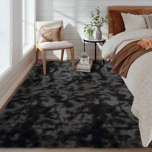 Luxury Shag Area Rugs for Living Room Bedroom Non-Slip Fluffy Soft Shaggy Rug Carpet Indoor Plush 8x10 Rug for Kids Play Room Nursery Home Dorm Decor - 1 of 4