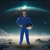 Underwraps Costumes Blue Flight Suit Adult - 3 of 4