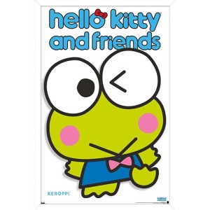 Trends International Hello Kitty and Friends: Hello - Keroppi Feature Series Framed Wall Poster Prints - 1 of 4