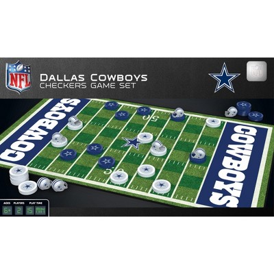 MasterPieces NFL Dallas Cowboys Checkers Board Game