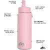 Hydrapeak 20oz Kids Stainless Steel Leak Proof Water Bottle with Straw Lid and Flexible Handle - 2 of 4