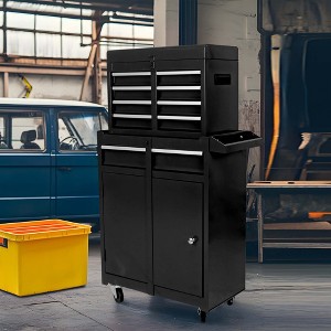 NicBex Detachable 5-Drawer Rolling Tool Chest Mobile Tool Cart with Cabinet and Adjustable Shelf for Garage - 1 of 4