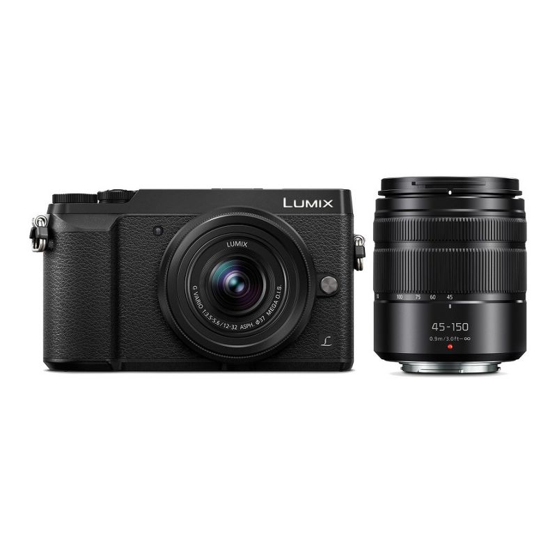 Panasonic LUMIX GX85 Mirrorless Camera with 12-32mm and 45-150mm Lenses (Black), 1 of 4