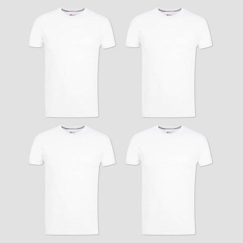 løn Hemmelighed Utilfreds Hanes Men's Premium 4pk Slim Fit Crewneck T-shirt - White S : Target