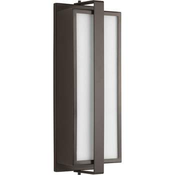 Progress Lighting Diverge 2-Light Outdoor Wall Light, Architectural Bronze, Aluminum, Shade Included