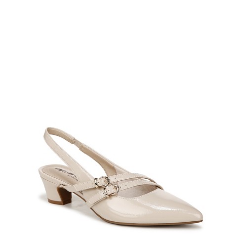 LifeStride Womens Monique Slingback Heels Silver 10 M - image 1 of 4