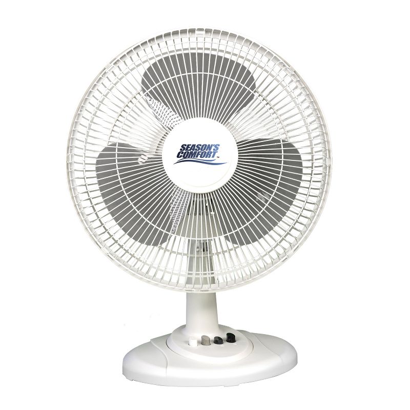 Seasons Comfort™ 12-In. Oscillating Table Fan, FTT12, White, 1 of 5