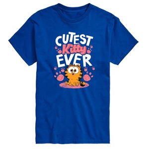 Men's - Garfield - Cutest Kitty Ever Short Sleeve Graphic T-Shirt - 1 of 4