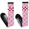 Demon Slayer Anime Nezuko Kamado Costume Knee High Socks For Women 1 Pair - 3 of 4