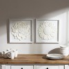 Framed Floral Wall Plaque Under Glass (Set of 2) - 2 of 4