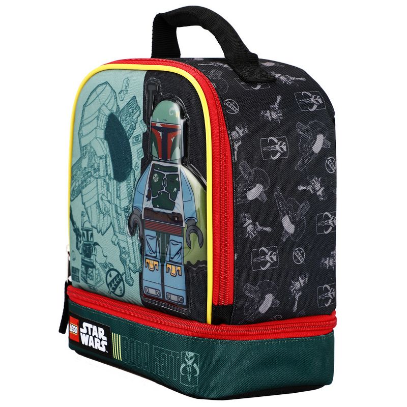 Lego Star Wars Boba Fett Youth Double Compartment Lunch box for boys, 3 of 7