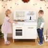 Infans Kids Kitchen Playset with Light up Stove & Cooking Sounds Oven Sink Faucet - 4 of 4