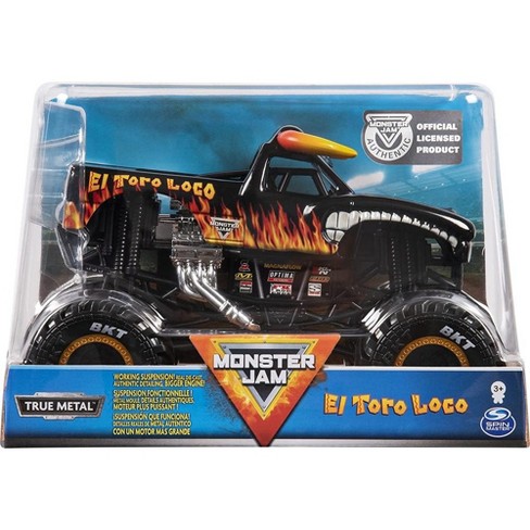 Monster Jam, Official El Toro Loco Monster Truck, Collector Die-Cast  Vehicle, 1:24 Scale, Kids Toys for Boys Ages 3 and up