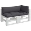vidaXL Pallet Cushions 3 pcs Gray Fabric - 4 of 4