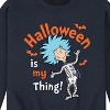 Men's - Dr. Seuss - Halloween Is My Thing Graphic Fleece Sweatshirt - 2 of 4