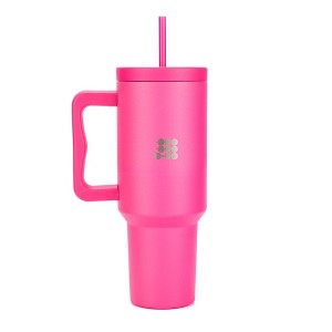Cubitt Insulated Stainless Steel 40 oz Tumbler with Handle and Straw Lid, Cupholder friendly - 1 of 4