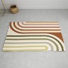 Colour Poems Bold Curvature Stripes I Rug - Deny Designs - 3 of 3
