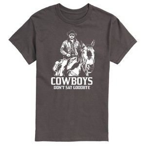 Men's - Yellowstone - RIP Cowboys Don't Say Goodbye Short Sleeve Graphic T-Shirt - 1 of 4