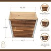 Cheung's Cavorn Tapered Square Brown Planter Bucket - Large - 2 of 4