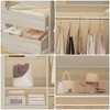 Aheaplus 72'' Set of 2 Freestanding Closet System with 6 Drawers and 4 Hanging Rods, Reversible Wardrobe with Shelves - 3 of 4