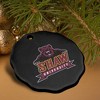 Shaw University Primary Logo Porcelain Scalloped Holiday Christmas Tree Ornament  2.8" (7.1 cm) - 4 of 4