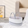 Unique Bargains Woven Handcrafted Odorless Cotton Rope Storage Basket 14.2 x 9.1 x 7.1 Inch 1 Pc - 4 of 4