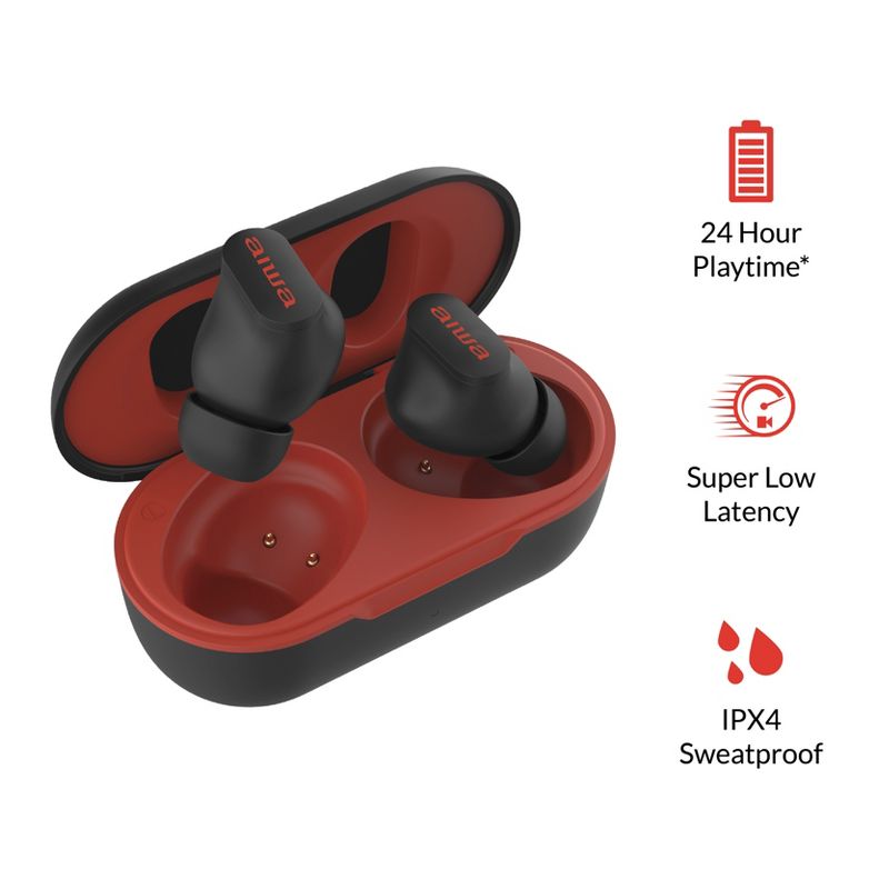 AIWA Connect Pro Wireless Earbuds, 2 of 8