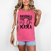 Simply Sage Market Women's Checkered Baseball Mama Garment Dyed Heavy Weight Tank - 2 of 2