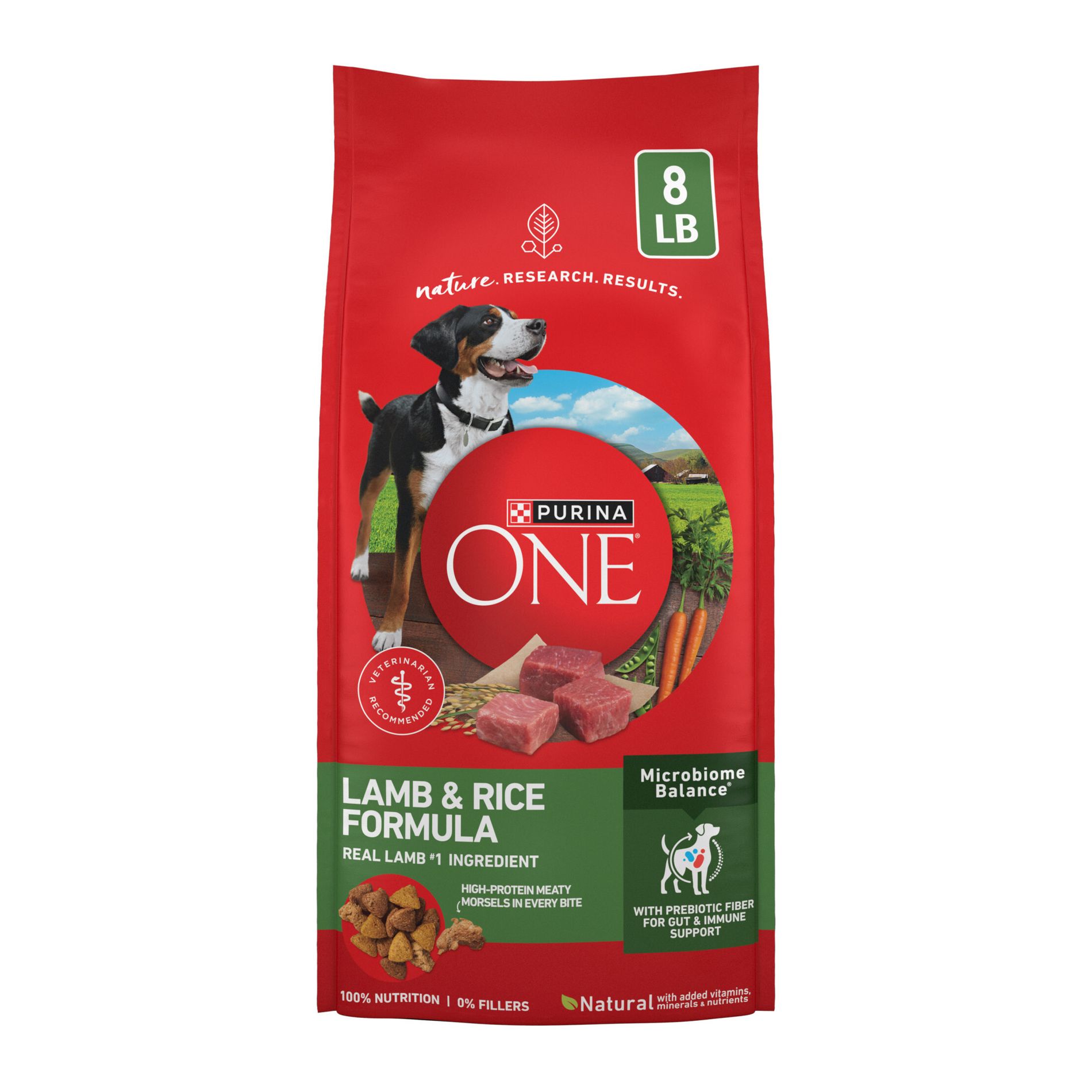 Purina ONE SmartBlend Natural Dry Dog Food with Rice and Lamb