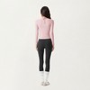 Anna-Kaci Active Women’s Long Sleeve Active Top with Layered Strap Detail Slim Contoured Fit and Modern Minimal Silhouette - 4 of 4