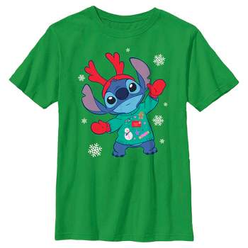 Boy's Lilo & Stitch Christmas Outfit Stitch T-Shirt