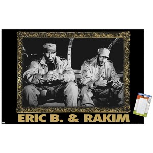 Trends International Eric B. & Rakim - Gold Frame Unframed Wall Poster Prints - 1 of 4
