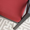 Leisure Made Blakely 5pc Aluminum Sectional in Red Fabric - 4 of 4