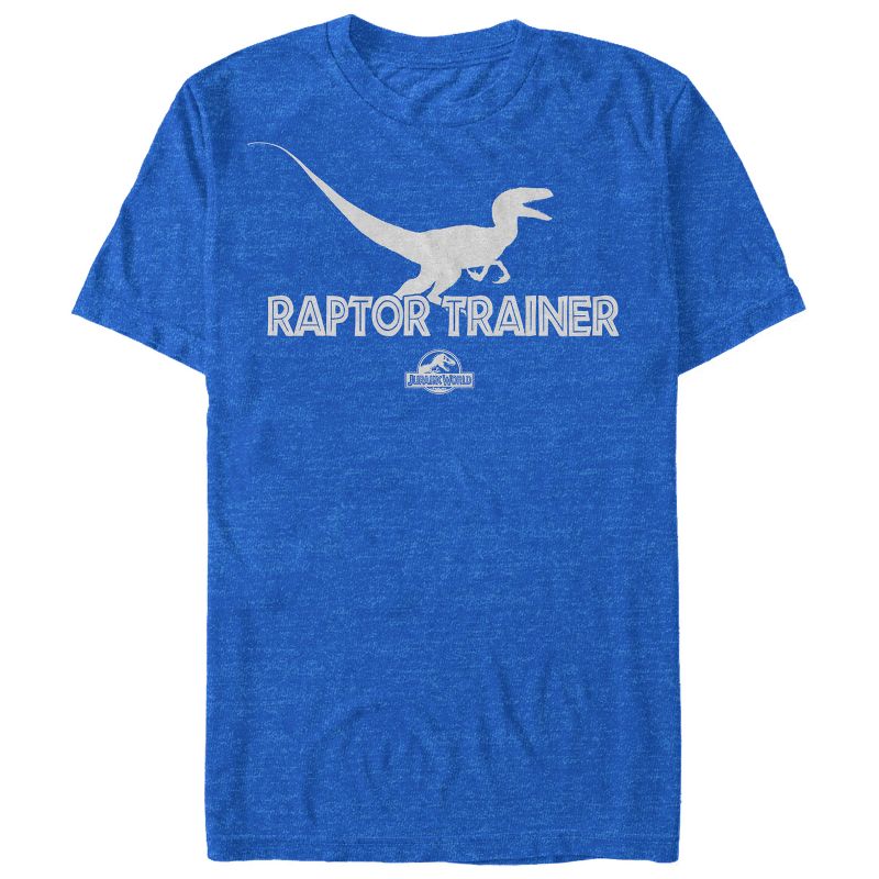 Men's Jurassic World Raptor Trainer Silhouette T-Shirt, 1 of 5