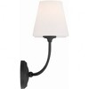 Crystorama Lighting Sylvan 2 - Light Sconce in  Black Forge - 4 of 4