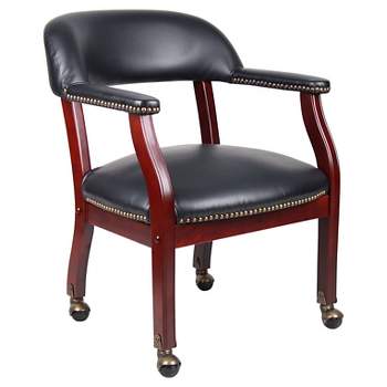 Captain's Chair with Casters - Boss Office Products