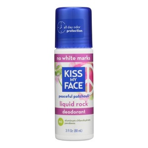 Kiss My Face Peaceful Patchouli Liquid Rock Roll On Deodorant - 3 fz - 1 of 4