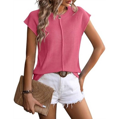 Women's Sleeveless Knit Sweater - Miss Sparkling