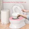 BabyBond 2-in-1 Toddler Potty Training Toilet - Large Chair & Detachable Seat for Boys & Girls 1-3 yrs - Flushing Sound, Wipes Storage - 3 of 4